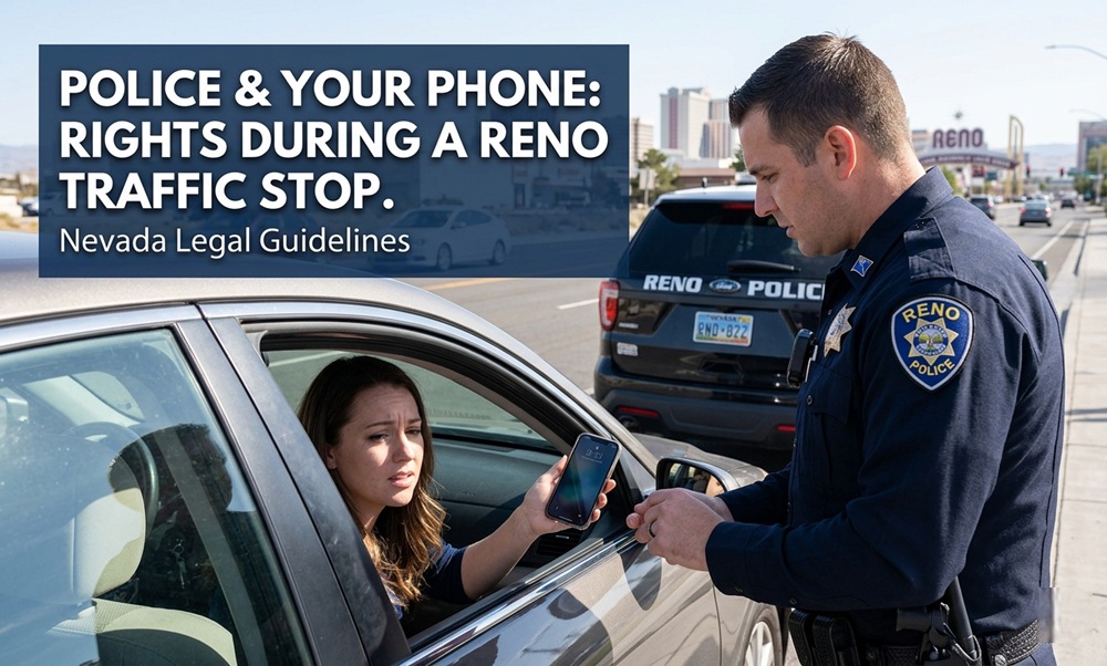Can Police Search Your Phone During a Traffic Stop in Reno, Nevada?